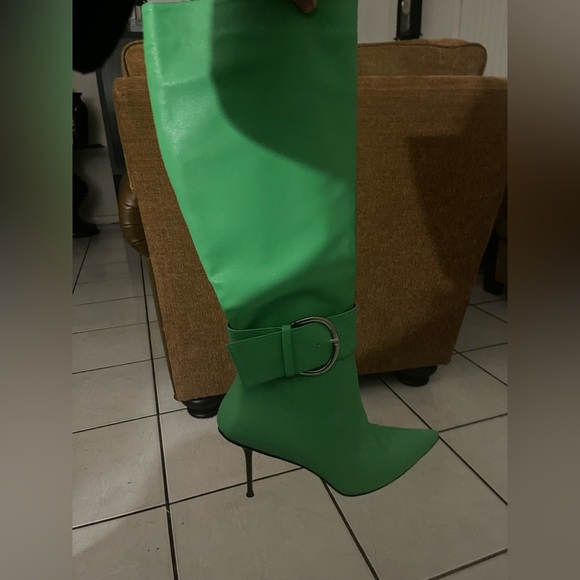 Huhren Sexy Stiletto Pointed Toe Boot, - Picture 7 of 16